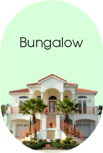 bungalow button